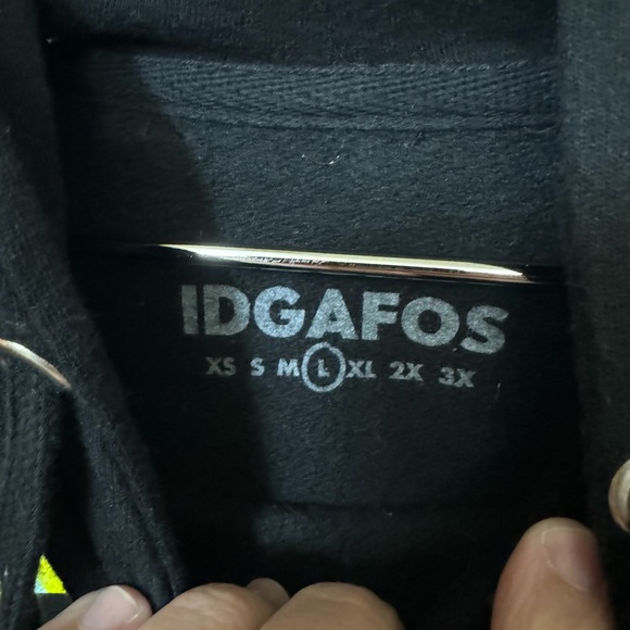 EDM DJ Dillon Francis IDGAFOS Be Somebody Black Men’s L Hoodie - Picture 4 of 4